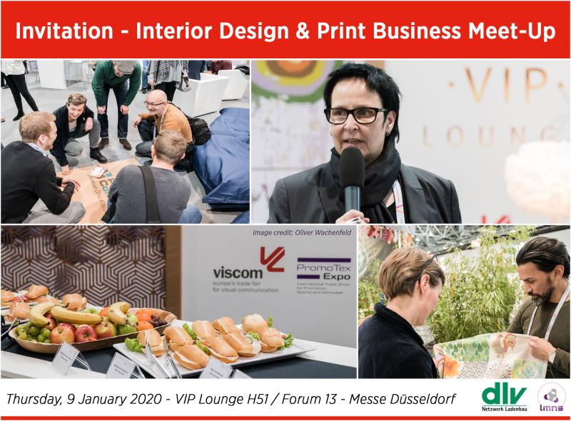 business meet-up Vescom presentatie interieur exterieur projecten digitale prints akoestiek