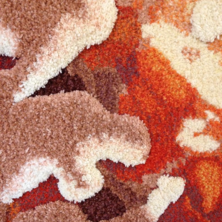 handgetuft tapijt 'Bloom' TextielMuseum
