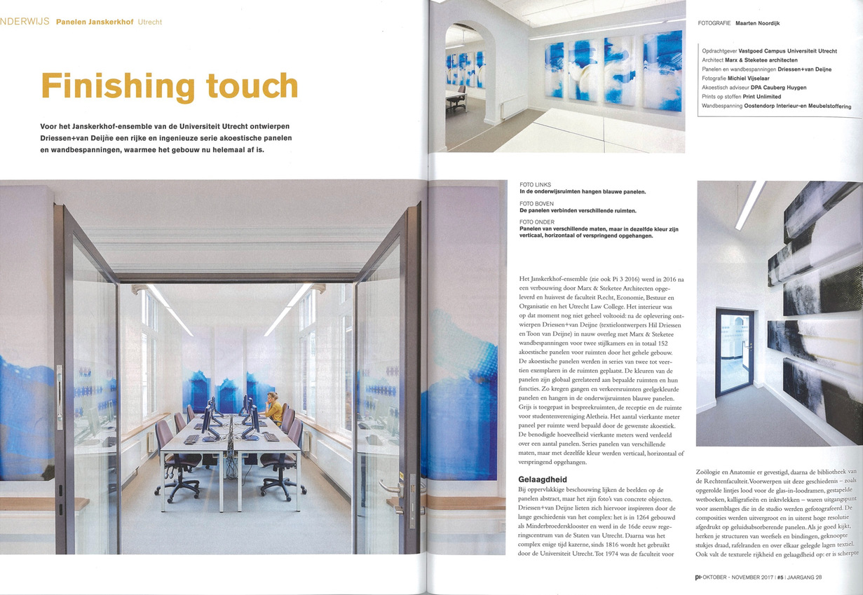 publicatie interieurtijdschrift Pi
