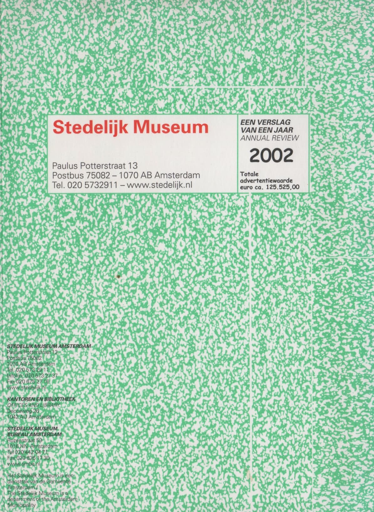 catalogus Stedelijk Museum Amsterdam