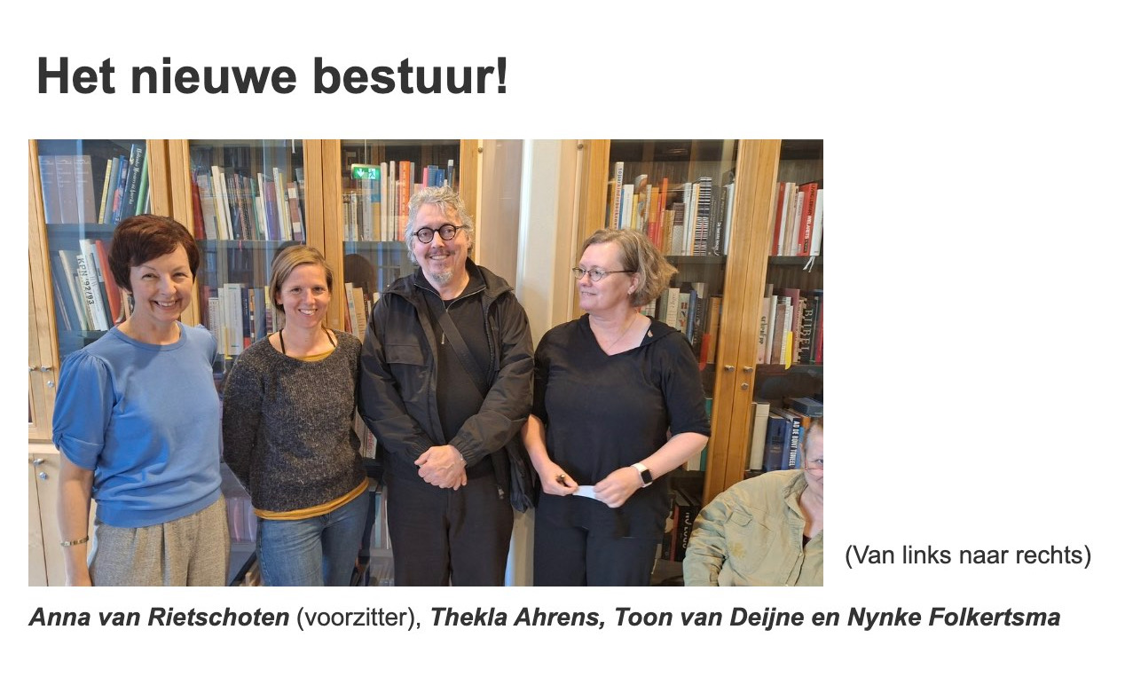 Gekozen totnBestuurslid Vereniging Nederlandse Handboekbinderijen